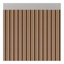 Acudam Cortina para puerta modèle Ferrara opaque marron-marfil 90 x 210 cm