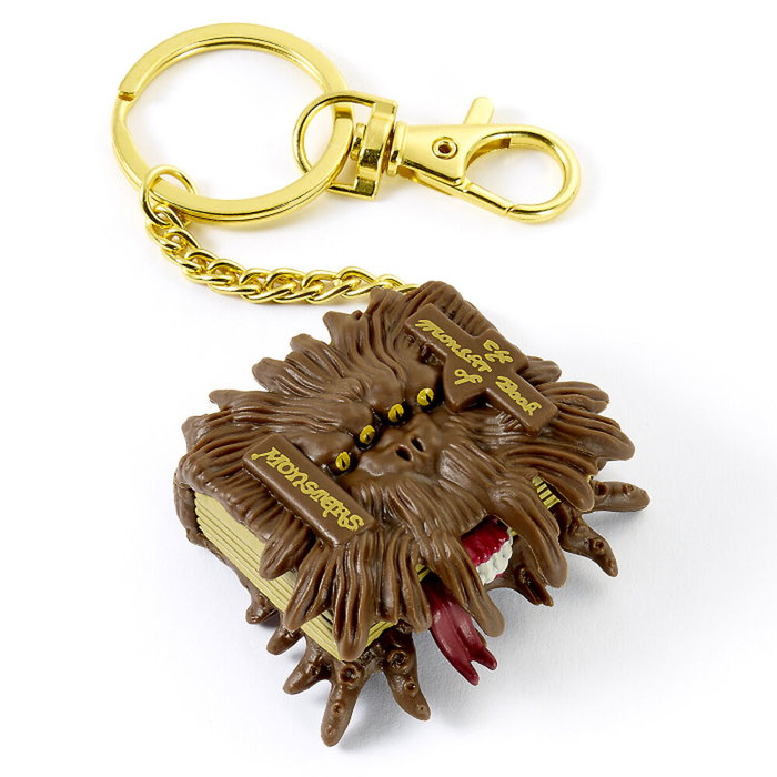 THE CARAT SHOP Porte-clés officiel Monster Book de Harry Potter - Aleación de zinc (93% zinc, 3% cuivre, 4% aluminio)