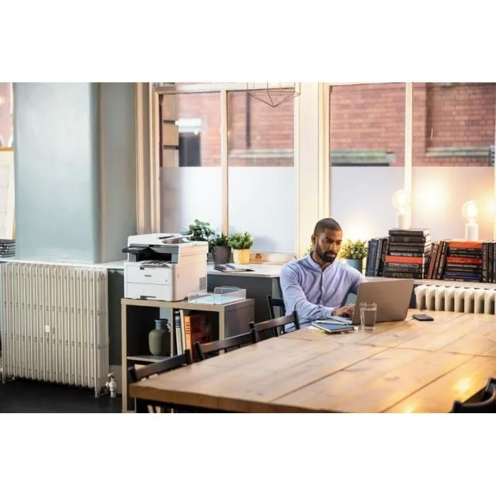 Brother DCP-L3560CDW - Imprimante laser couleur multifonction 3 en 1 avec recto verso automatique, WiFi, Ethernet et écran couleur