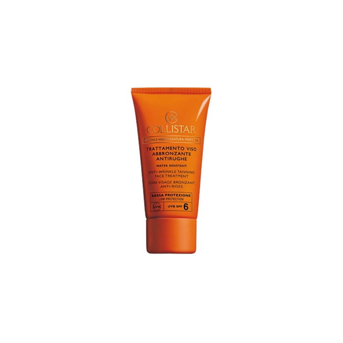 Collistar Anti-Wrinkle Tanning - Crème de Jour Hydratante et Anti-Rides Visage, 50 ml