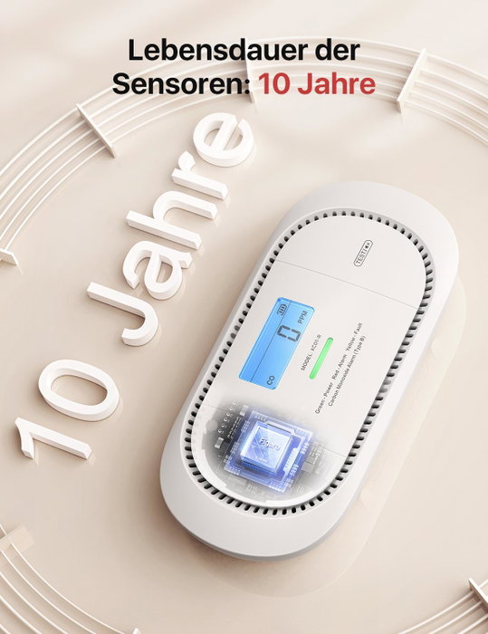 X-Sense Détecteur de monoxyde de carbone XC01-R Blanc