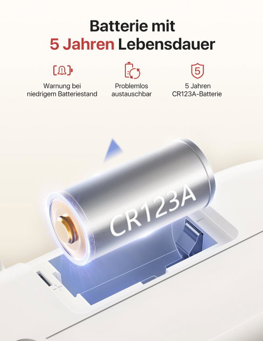 X-Sense Détecteur de monoxyde de carbone XC01-R Blanc