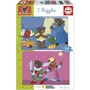 Educa - Puzzle 48 Pièces Petit Ours Brun - Ensemble de 2 Puzzles pour Enfants Dès 4 Ans - 28 x 20 cm