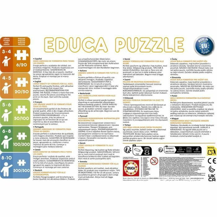 Educa Ensemble de 2 puzzles Petit Ours Brun de 48 pièces