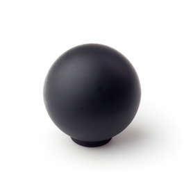 Rei Pomo pour meuble modèle 308, noir mat, ø28 mm