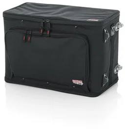 Gator Housse de rack légère 4U avec roues et poignée de tirage - Noir