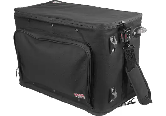 Gator Softcase renforcé pour rack 4 unités en nylon avec roues - Gator Gator Softcase renforcé pour rack 4 unités en nylon avec roues - Gator