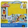 Play-Doh Coffret de Pâte à Modeler Portatif Crée une Histoire Disney Junior Mickey & Minnie - Loisirs Créatifs Enfant dès 2 Ans