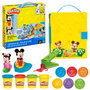 Hasbro Play-Doh Set de Jeu Crée une Histoire Disney Junior G2324 - Plastilina de 4 Couleurs avec Estuche Mickey Mouse - Jouet Créatif pour Enfants Dès 2 Ans