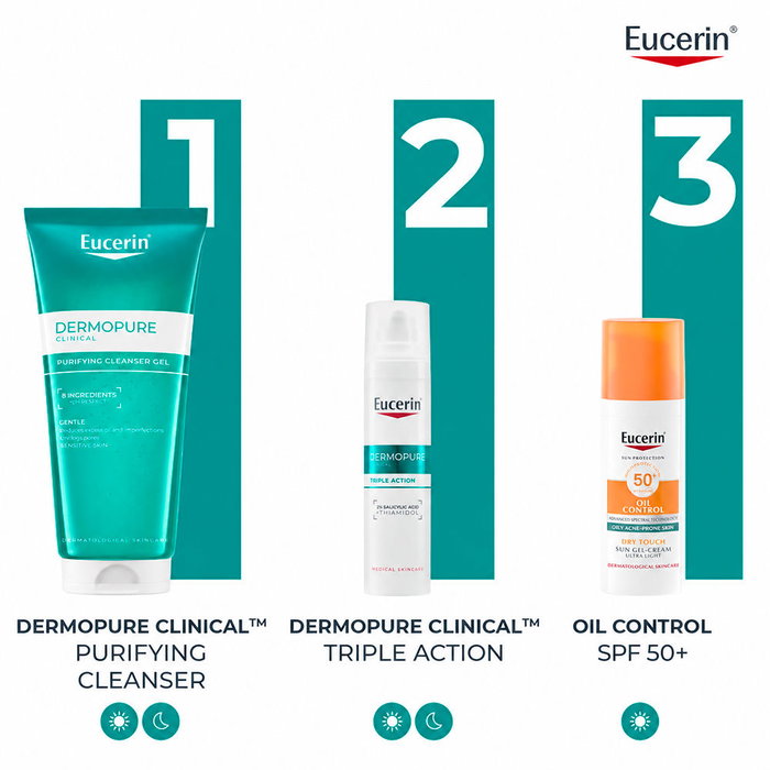 Eucerin Gel nettoyant purifiant DERMOPURE CLINICAL 200 ml