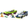 LEGO City La Course-Poursuite entre la Voiture de Police et la Super Voiture