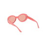 Guess Gafas Lunettes de soleil femme GU7904 74S forme ovale monture rose verres bordeaux 145mm