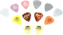 Dunlop Pack Variety Light & Medium - 12 Médiators assortis Nylon, Max-Grip, Celluloid, Gator Grip, Tortex, Ultex