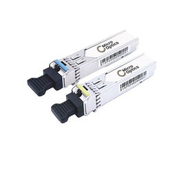 Lanview Paire SFP 1G Bidi SMF 3 km compatible avec Ubiquiti UF-SM-1G-S