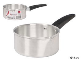 KINVARA Cazo en aluminium 14cm, Plata, 1 l