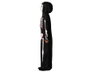 Déguisement Halloween Enfant Squelette Monstre Sanguinolent avec Capuche Unisex 3-4 Ans Polyester Noir