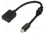 DELOCK Adaptateur mini DisplayPort mâle vers DisplayPort femelle 16K