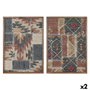 Home ESPRIT Cadre Coton Bois d'acacia 75 x 3 x 105 cm
