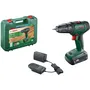 Bosch UniversalDrill 18 - Perceuse-visseuse sans fil 18V (40 Nm) avec batterie Li-Ion 1,5 Ah, chargeur, coffret et embout double