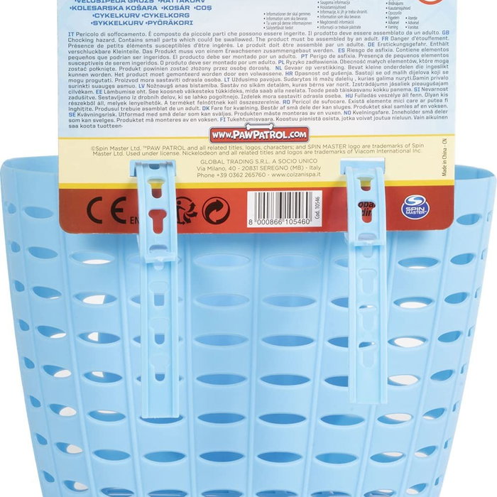 Licensing Panier Frontal Velo Enfant I157 CZ10546 Paw Patrol