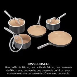 Ninja Batterie de cuisine ExtendedLife CW95005EUI - 5 pièces céramique