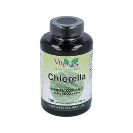 VBYOTICS Chlorella Taïwan paroi cellulaire brisée 120 capsules