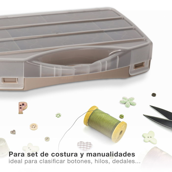GSC Evolution Boîte organisatrice d'outils avec 7 compartiments - 12u rétractable