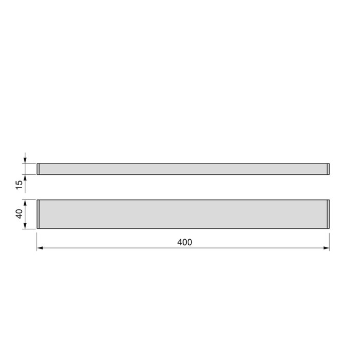 Emuca Barre magnétique pour couteaux de cuisine, Acier inoxydable Emuca Barre magnétique pour couteaux de cuisine, Acier inoxydable
