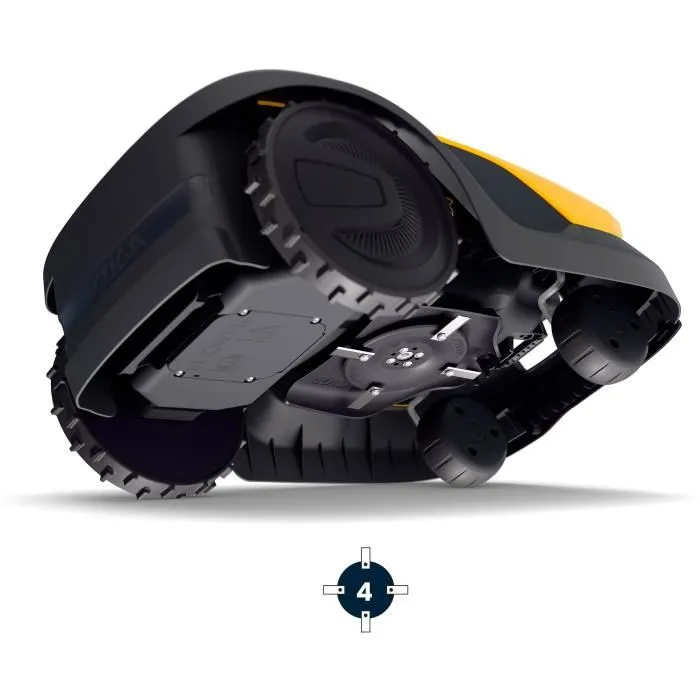 Stiga A 6V - Robot tondeuse pour 600 m² avec caméra intelligente