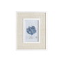 Home ESPRIT Lot de 4 cadres photo design marin Blanc et Blue marine