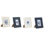 Home ESPRIT Lot de 4 cadres photo design marin Blanc et Blue marine