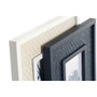 Home ESPRIT Lot de 4 cadres photo design marin Blanc et Blue marine