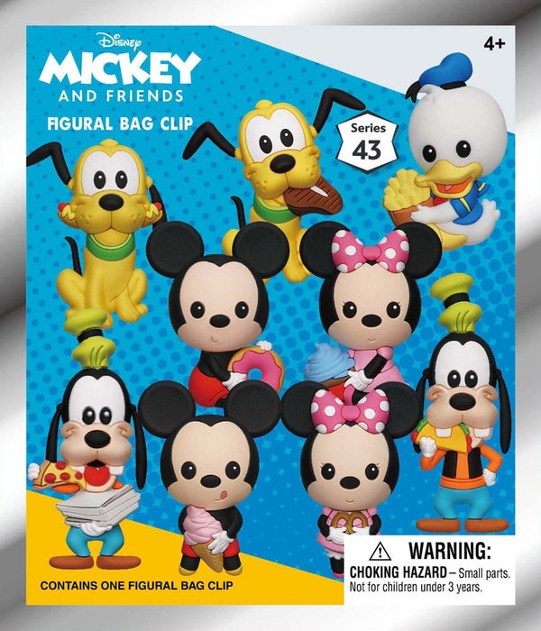Mickey & Friends présentoir porte-clés sac à dos 3D Mickey & Friends with Food seriés 43 (24)