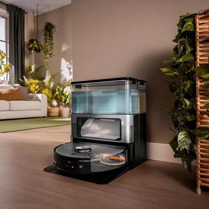 Cecotec Conga X100 Aspirateur robot laveur Noir