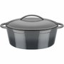 GSW Cocotte ovale GREY SHADOW en fonte massive, 7L, Gris