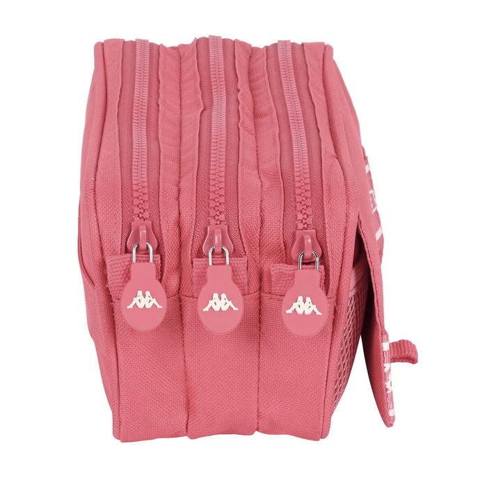 Trousse Fourre-Tout Triple Kappa Marsala 21,5 x 10 x 8 cm Trousse Fourre-Tout Triple Kappa Marsala 21,5 x 10 x 8 cm