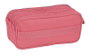 Safta Triple Big Kappa Basics "Marsala" - Trousse triple en polyester 600D - 21.5x10x8cm - 3 ans - Espagnol