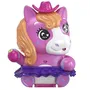Polly Pocket - Coffret Poney Rodéo JCR39, Jouet de Voyage avec Poney Rose, Mini-Figurine et Accessoires, Pour Enfants dès 3 ans