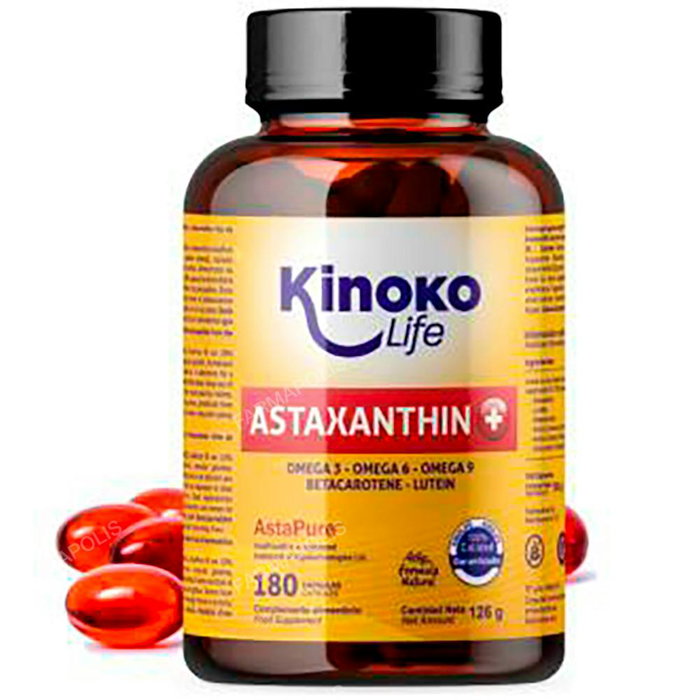 KINOKO LIFE ASTAXANTINA PLUS 180 capsules KINOKO LIFE ASTAXANTINA PLUS 180 capsules