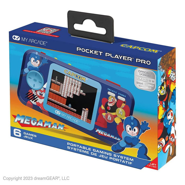 My Arcade Pocket Player PRO - Megaman Bleu