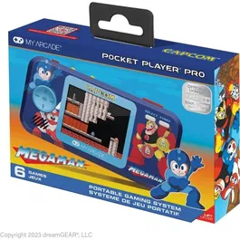 My Arcade Console de Jeu Portable Pocket Player PRO - Écran 7 cm Haute Résolution - Inclut 6 Jeux rétrogaming Megaman