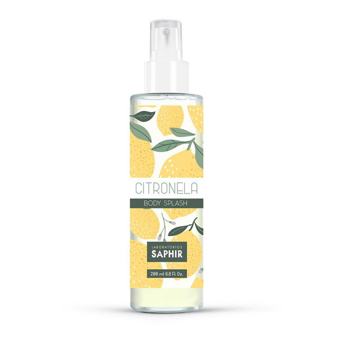 Laboratorios Saphir Spray répulsif anti-moustiques Citronella Body Splash 200 ml Protection naturelle Laboratorios Saphir Spray répulsif anti-moustiques Citronella Body Splash 200 ml Protection naturelle