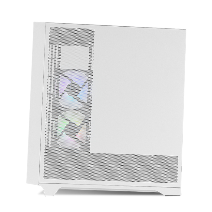Nox Hummer Ether Boîtier PC Gaming Midi Tower ATX Noir et Blanc, Panneau en Verre Trempé Courbé, USB-C Nox Hummer Ether Boîtier PC Gaming Midi Tower ATX Noir et Blanc, Panneau en Verre Trempé Courbé, USB-C
