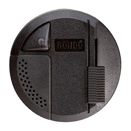 Rondo Variateur/interrupteur de lumière rond noir 4-100W LED