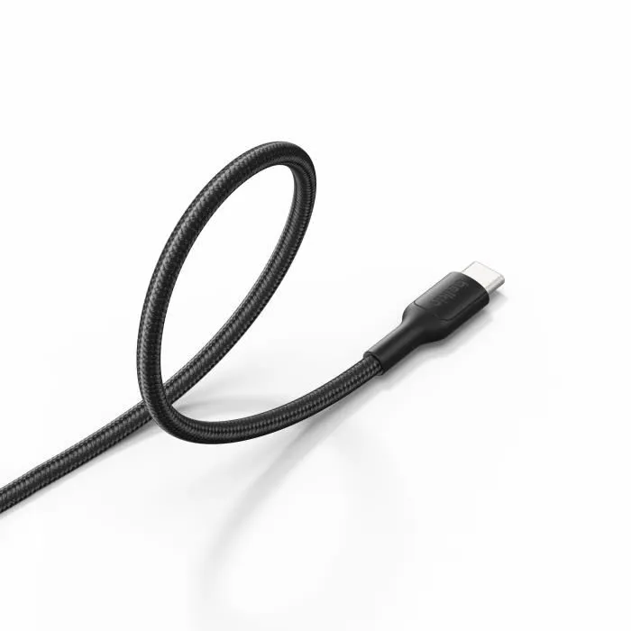 Belkin Câble USB-C vers USB-C 60 W Gaming - Compatible Nintendo Switch 2 - Fabriqué à partir de matériaux recyclés - Noir