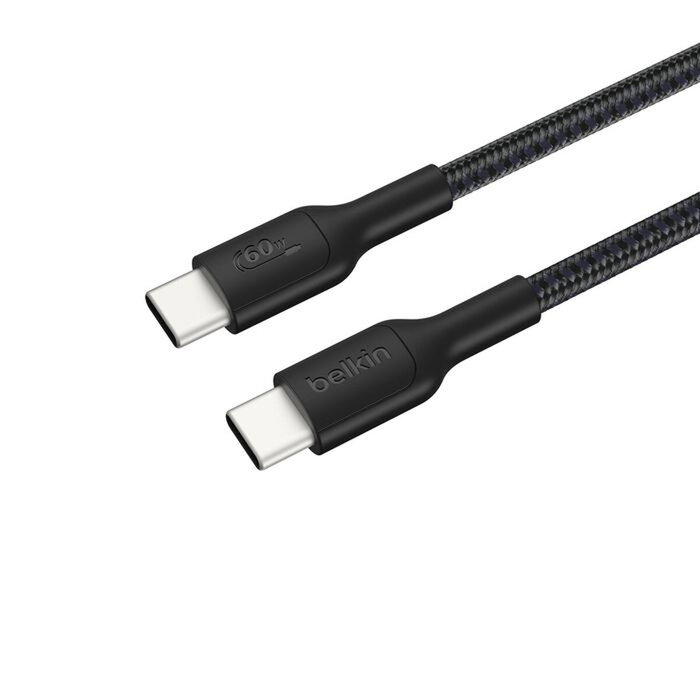 Belkin Câble USB-C vers USB-C Gaming 60 W Noir 2 m