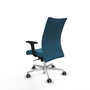 PIQUERAS Y CRESPO Chaise Albacete confidente Synchro, Vert pétrole, Aluminium