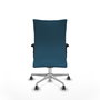 PIQUERAS Y CRESPO Chaise Albacete confidente Synchro, Vert pétrole, Aluminium