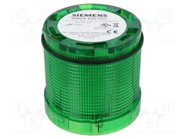 SIEMENS 8WD4420-5AC Avertisseur lumineux LED vert 24VDC/AC Ø70x65,5mm