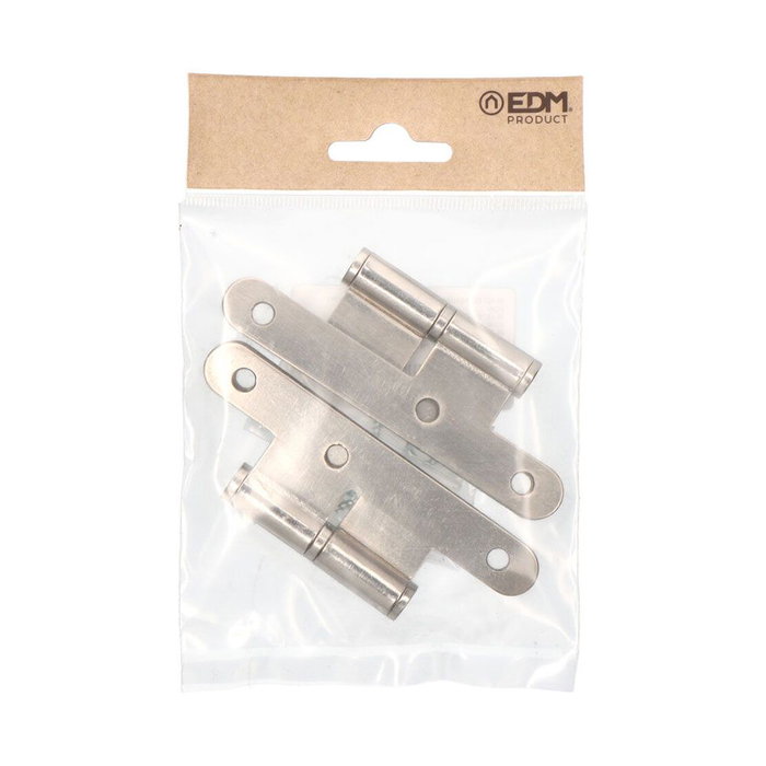 Charnière EDM 85480 PN04 Acier 100 x 58 mm Droite Charnière EDM 85480 PN04 Acier 100 x 58 mm Droite